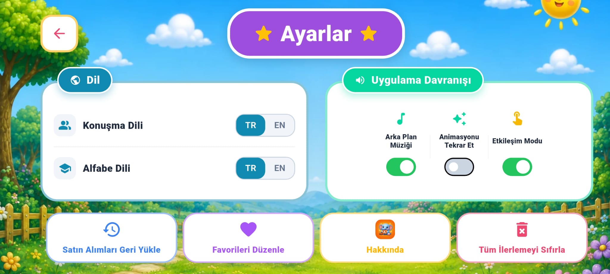 Ebeveyn Ayarları